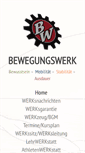 Mobile Screenshot of bewegungswerk.info